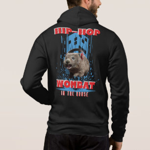 Funny Angesagt hop Wombat im Haus Hoodie