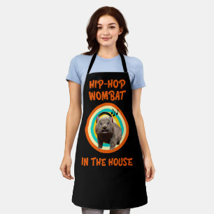 Funny Angesagt hop Wombat im Haus Schürze
