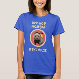 Funny Angesagt hop Wombat im Haus T-Shirt