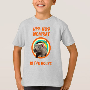 Funny Angesagt hop Wombat im Haus T-Shirt