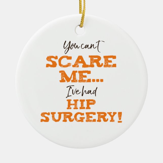 Funny Angesagt Operation Erholung "Scare" Keramik Ornament (Vorne)