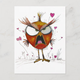 Funny Angry Bird Postkarte