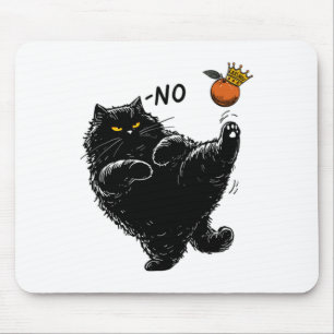 Funny Angry Black Cat Das ist keine Könige in Amer Mousepad