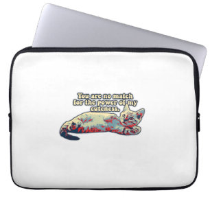 Funny angry Cat Mem für Kätzchenbesitzer & Katzenl Laptopschutzhülle