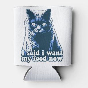 Funny angry cat meme für Katzenmenschen und Besitz Dosenkühler
