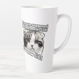 Funny angry cat meme für kitty besitzer milchtasse
