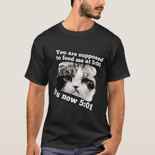 Funny angry cat meme für kitty besitzer T-Shirt