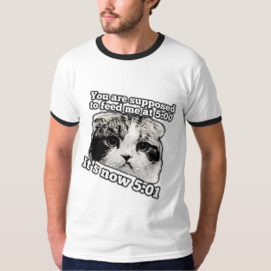 Funny angry cat meme für kitty besitzer T-Shirt