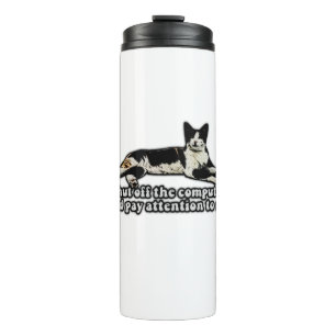 Funny angry Cat Meme für kitty Liebhaber und Besit Thermosbecher