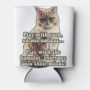 Funny angry cat meme für kitty people & cat Liebha Dosenkühler