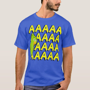 Funny Angry Green Parrot Yelling Meme Geschenk T-Shirt