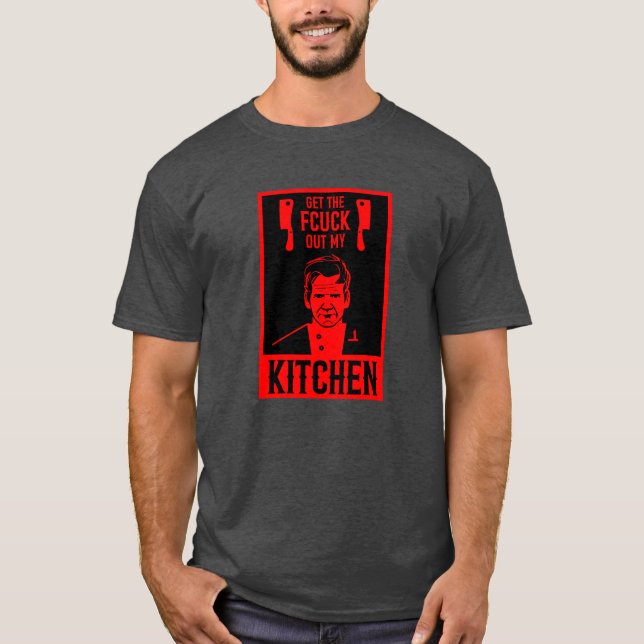 Funny Angry Koch T-Shirt (Vorderseite)
