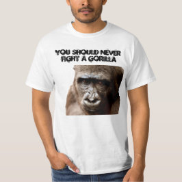 Funny Angry Macho Gorilla Humore Affe T - Shirt
