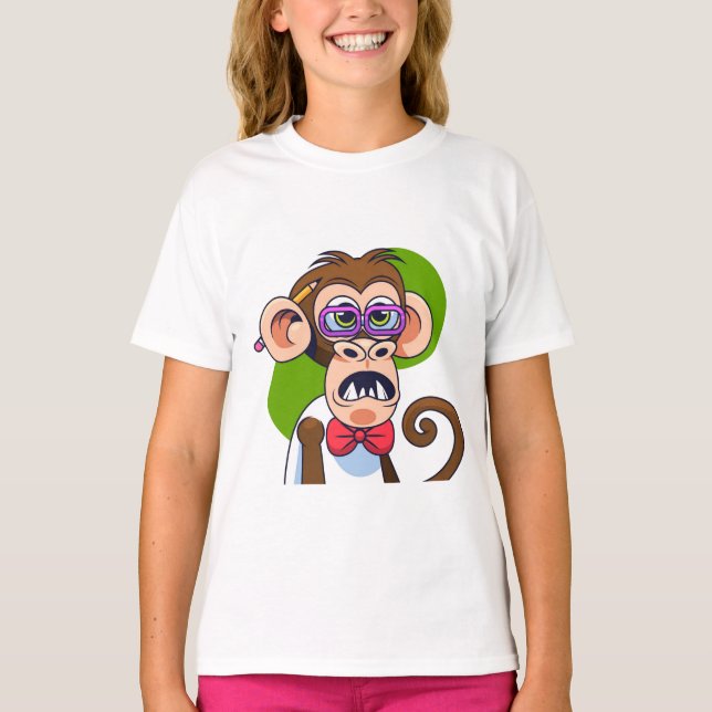 Funny Angry Monkey T-Shirt (Vorderseite)