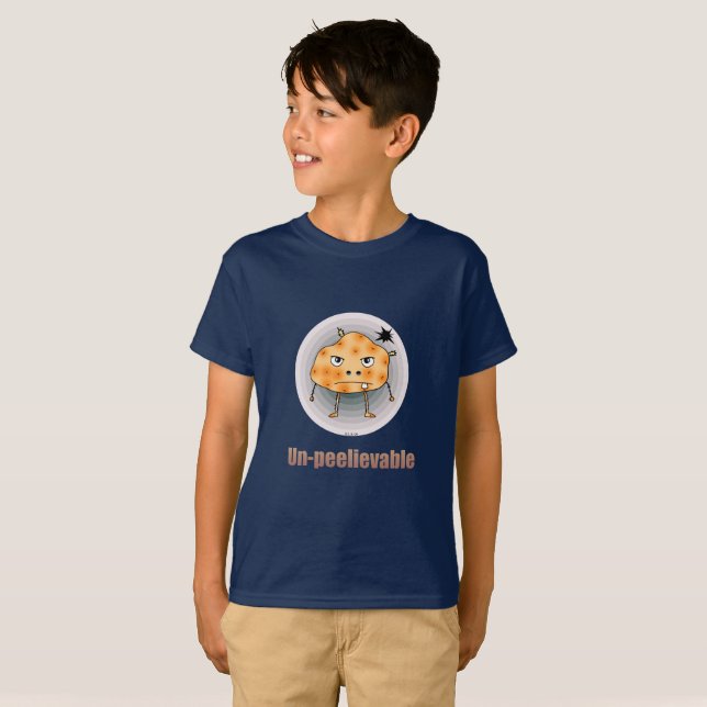Funny Angry Potato – Un-peelievable Art T-Shirt (Vorne ganz)