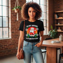 Funny Angry Weihnachten bin ich nicht streiten Zit T-Shirt