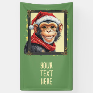 Funny Animal Christmas Favorites - Affe 2 Banner