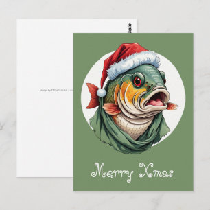 Funny Animal Christmas Favorites - Carl 1 Postkarte
