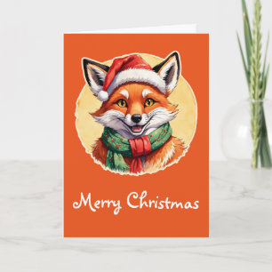 Funny Animal Christmas Favorites - Fox 1 Karte