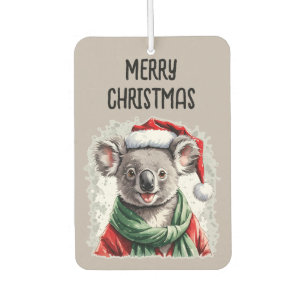 Funny Animal Christmas Favorites - Koala 1 Autolufterfrischer