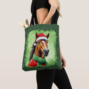 Funny Animal Christmas Favorites - Pferd 6 Tasche