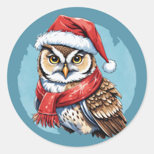 Funny Animal Christmas Favorites - Schaf 1 Runder Aufkleber