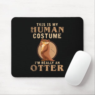 Funny Animal Costume Zoo Keeper Mousepad