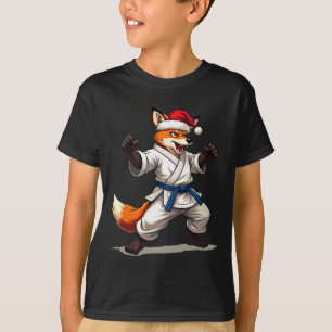 Funny Animal Fox Karate Uniform für Weihnachten H T-Shirt