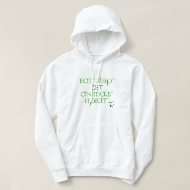 Funny Animal Lover Hoodie (Design vorne)