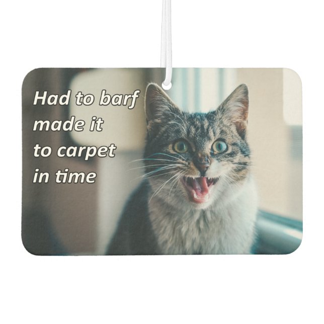Funny Animal Memes Cat Memes Humore Fotos Autolufterfrischer (Vorderseite)
