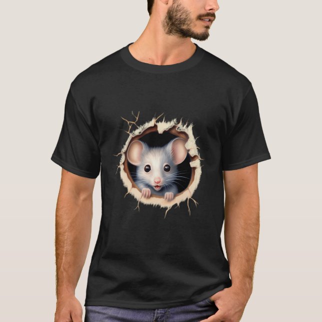 Funny Animal Mouse Mice Lover Rat Geschenke für Ra T-Shirt (Vorderseite)