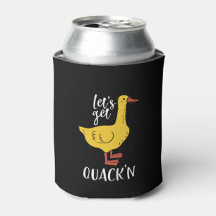 Funny Animal Pun und Spaß Lasst uns quacken Dosenkühler