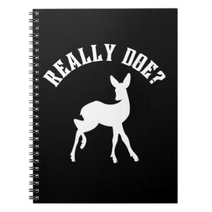 Funny Animal Pun wirklich Doe Notizblock