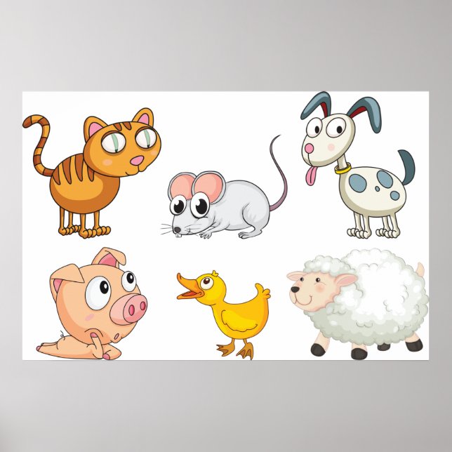 Funny Animals Poster (Vorne)