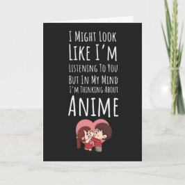 Funny Anime Cards Japanese Kawaii Otaku Humor Karte