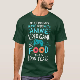 Funny Anime Video Games oder Food Who Liebe Anime T-Shirt