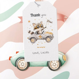 Funny Animes Race Cars 2. Geburtstag Geschenkanhänger