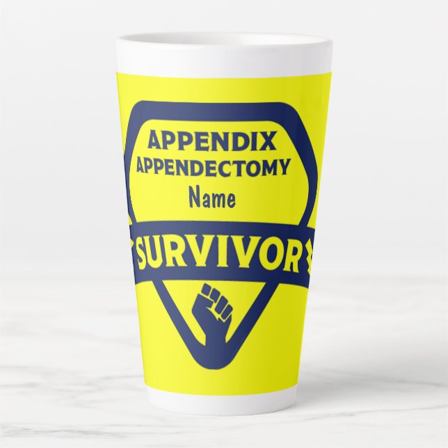 Funny Anlage Removal Operation Appendectomie Milchtasse (Vorderseite)