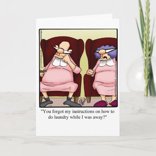 Funny Anniversary Card für sie Karte (Vorderseite)