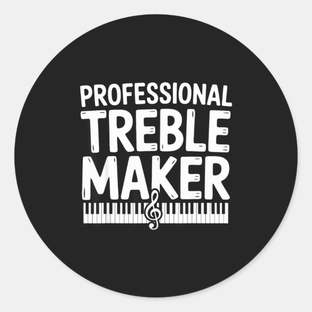 Funny Ano Technician  Runder Aufkleber (Vorderseite)