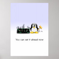 Funny Anti Daylight Rettend Time Poster