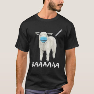 Funny-ANTI-MASK-SHEEP-WITH-FACE-MASK-Vaccine-Baa T-Shirt