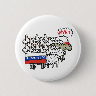Funny Anti Putin Button