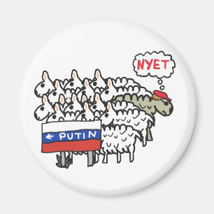 Funny Anti Putin Magnet