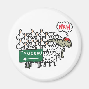 Funny Anti Trudeau Magnet