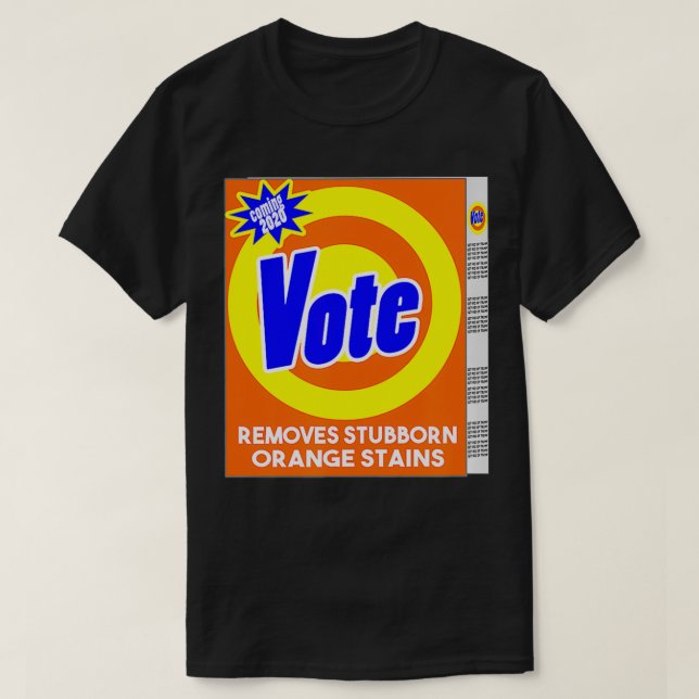 Funny Anti Trump Abschreckmittel Seife Bo Abstimmu T-Shirt (Design vorne)