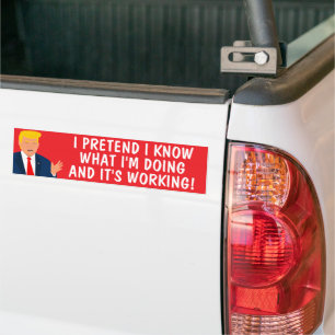 Funny Anti Trump Car Autoaufkleber