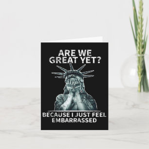 Funny Anti Trump sind wir eine große, doch liberte Karte