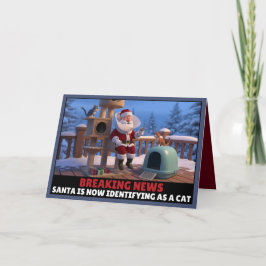 Funny anti woke Christmas card Karte