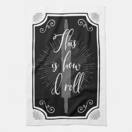 Funny Antique Kitchen Zeichen Geschirrtuch